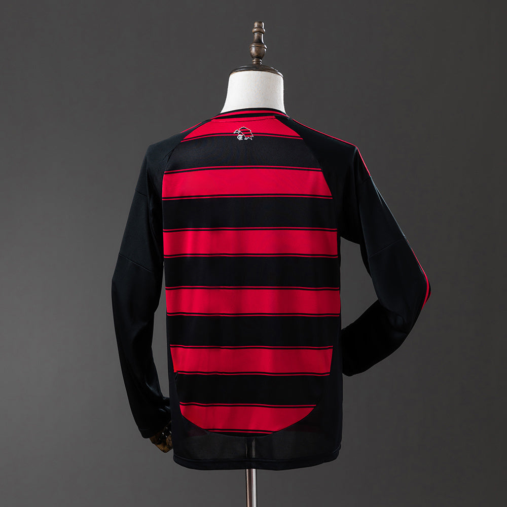 Camisola Manga Comprida CR Flamengo 2025-26 Principal Versão Adepto