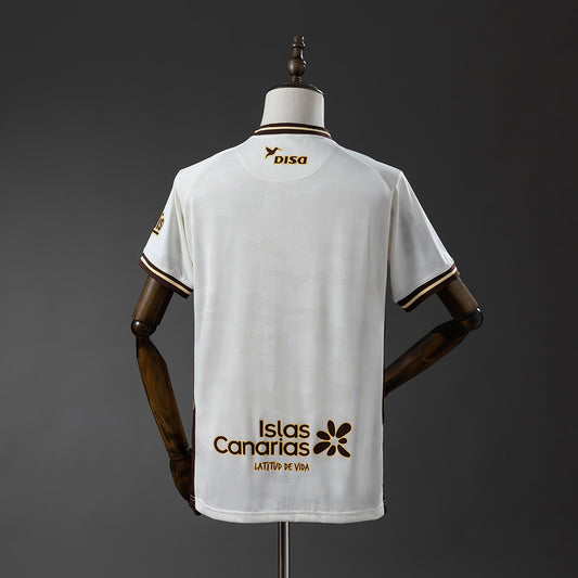 Camisola UD Las Palmas 2025-26 Alternativa Branca Versão Adepto