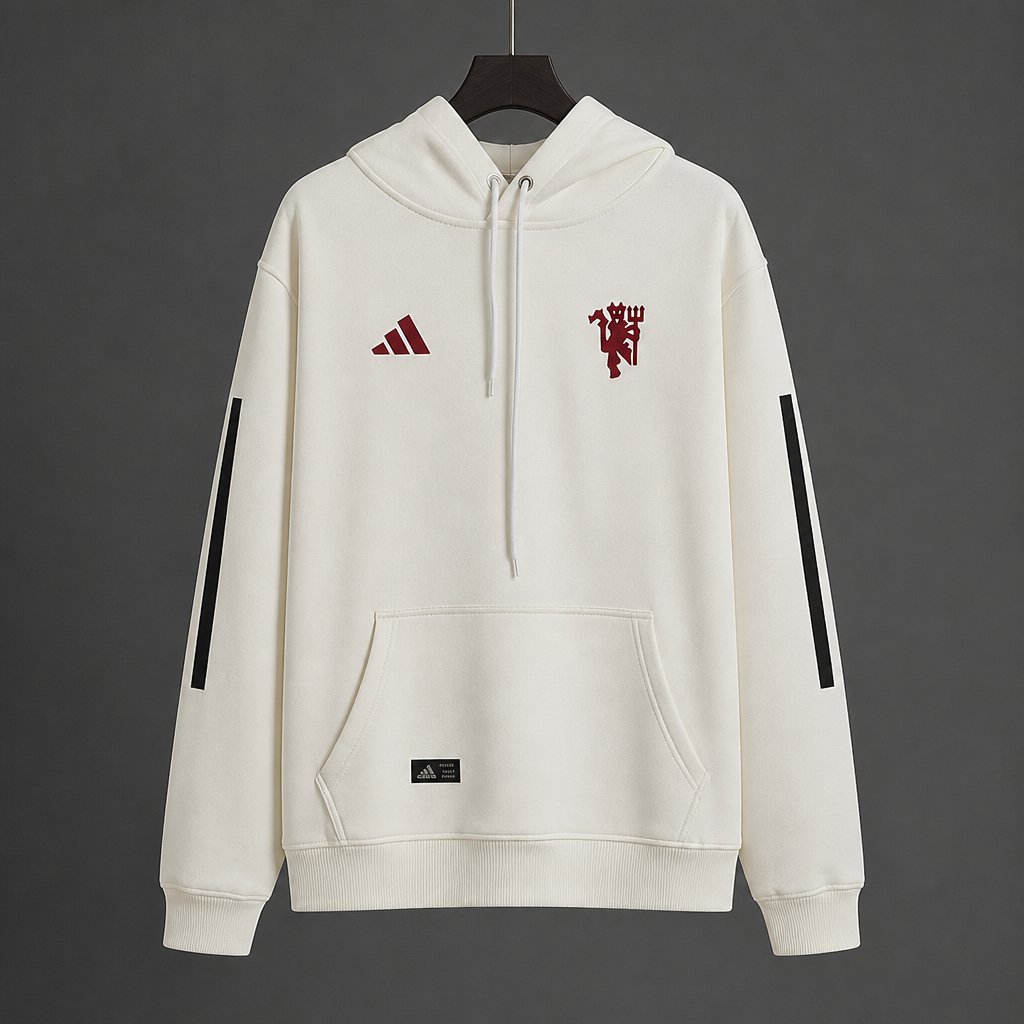 Hoodie M-UNITED 2026-27 Branco