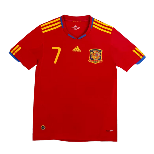 Camisola Espanha 2010 Principal DAVID VILLA #7