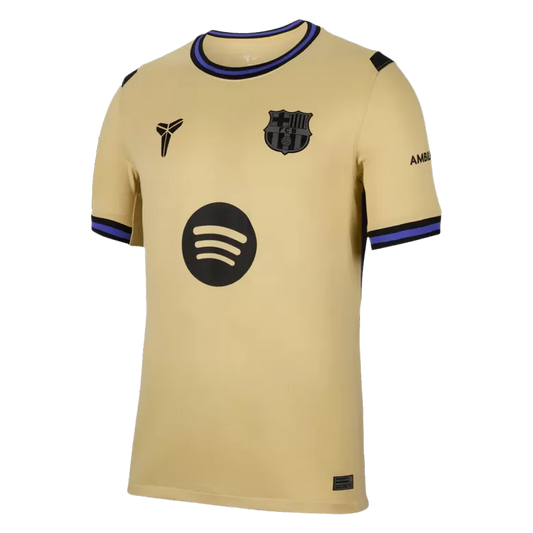 Camisola FC Barcelona 2025-26 Alternativa Amarela UCL Versão Adepto CUBARSÍ #5