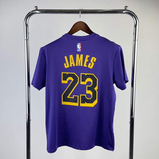 Tshirt NBA 2023 Los Angeles Lakers Dri-Fit James #23 Azul