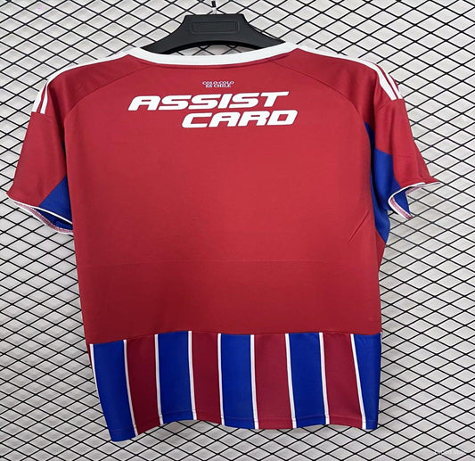 Camisola CSD Colo Colo Azul 2024-25 Alternativa Vermelha Versão Adeprto