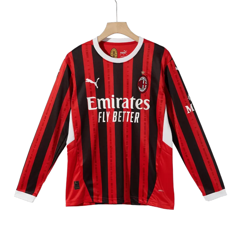 Camisola Manga Comprida Ac Milan 2024-25 Principal Versão Adepto
