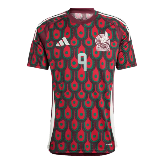 Camisola Mexico 2024 Principal Versão Adepto RAÚL #9