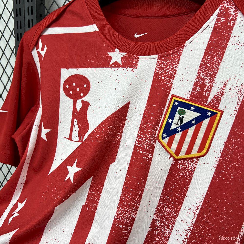 Camisola Atletico Madrid 2025-26 Pre-Match Versão Adepto
