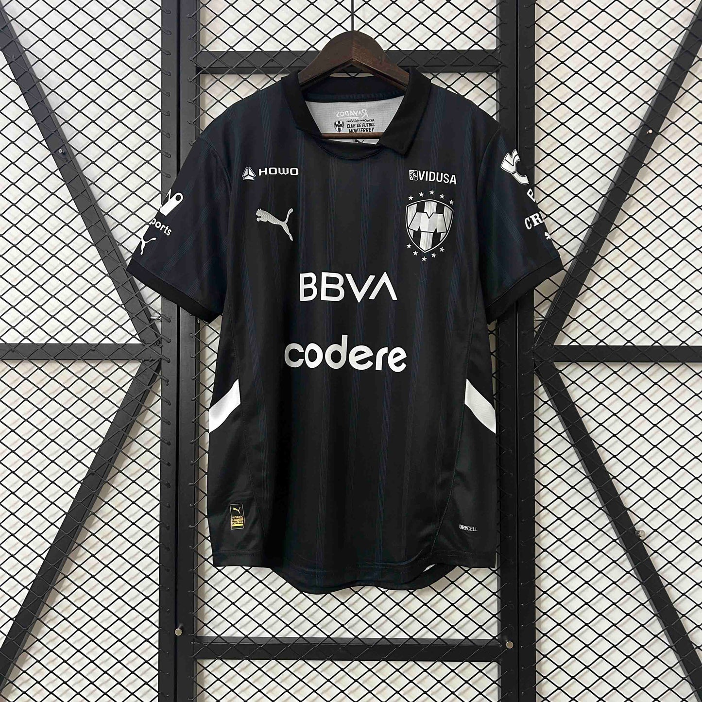 Camisola CF Monterrey 2024-25 Alternativa Preta Versão Adepto