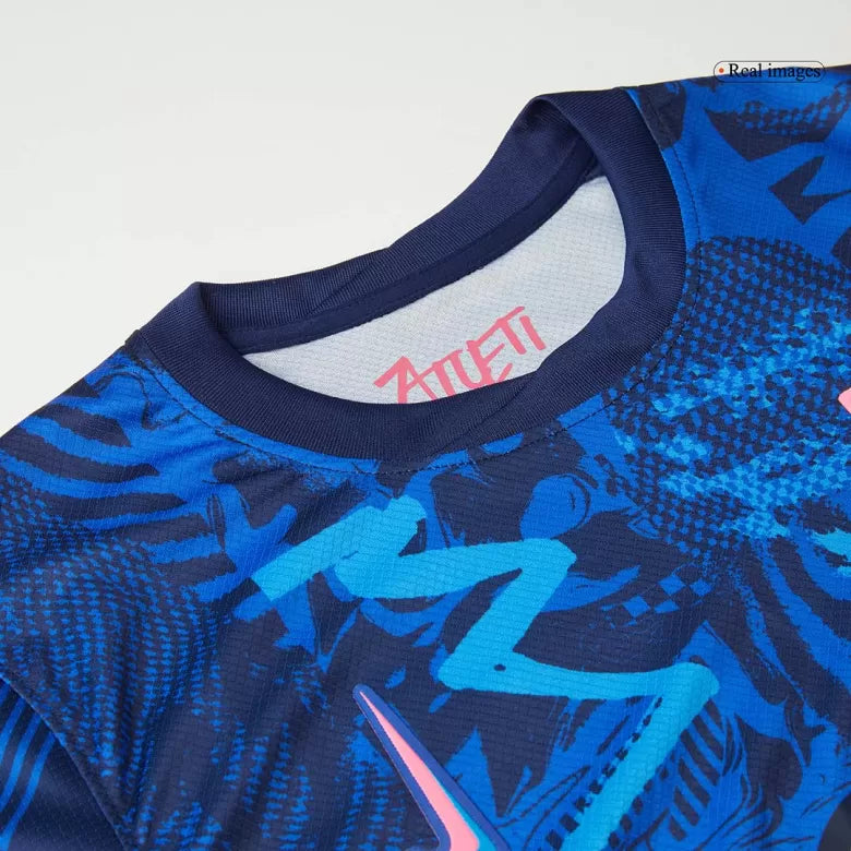 Camisola Atletico Madrid 2024-25 Alternativa Azul Versão Adepto