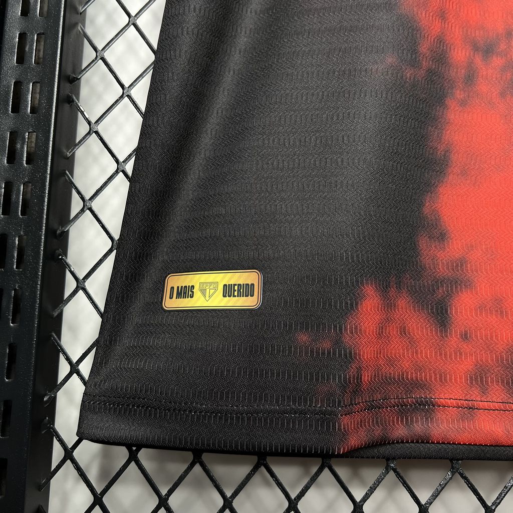 Camisola São Paulo 2024-25 Alternativa Vermelha Lisa Versão Mulher