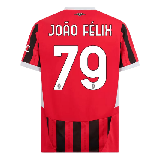 Camisola Ac Milan 2024-25 Principal Versão Adepto JOÃO FÉLIX #79