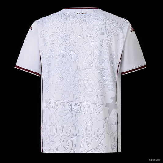 Camisola FC Metz 2025-26 Alternativa Branca Versão Adepto