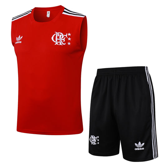 Kit Treino Manga Cava CR Flamengo 2025-26