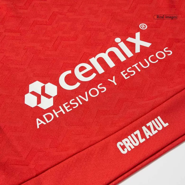Camisola CD Cruz Azul 2024-25 Alternativa Vermelha Versão Adepto