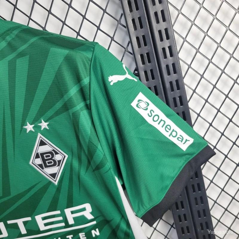 Camisola Borussia Monchengladbach 2024-25 Alternativa Verde Versão Adepto