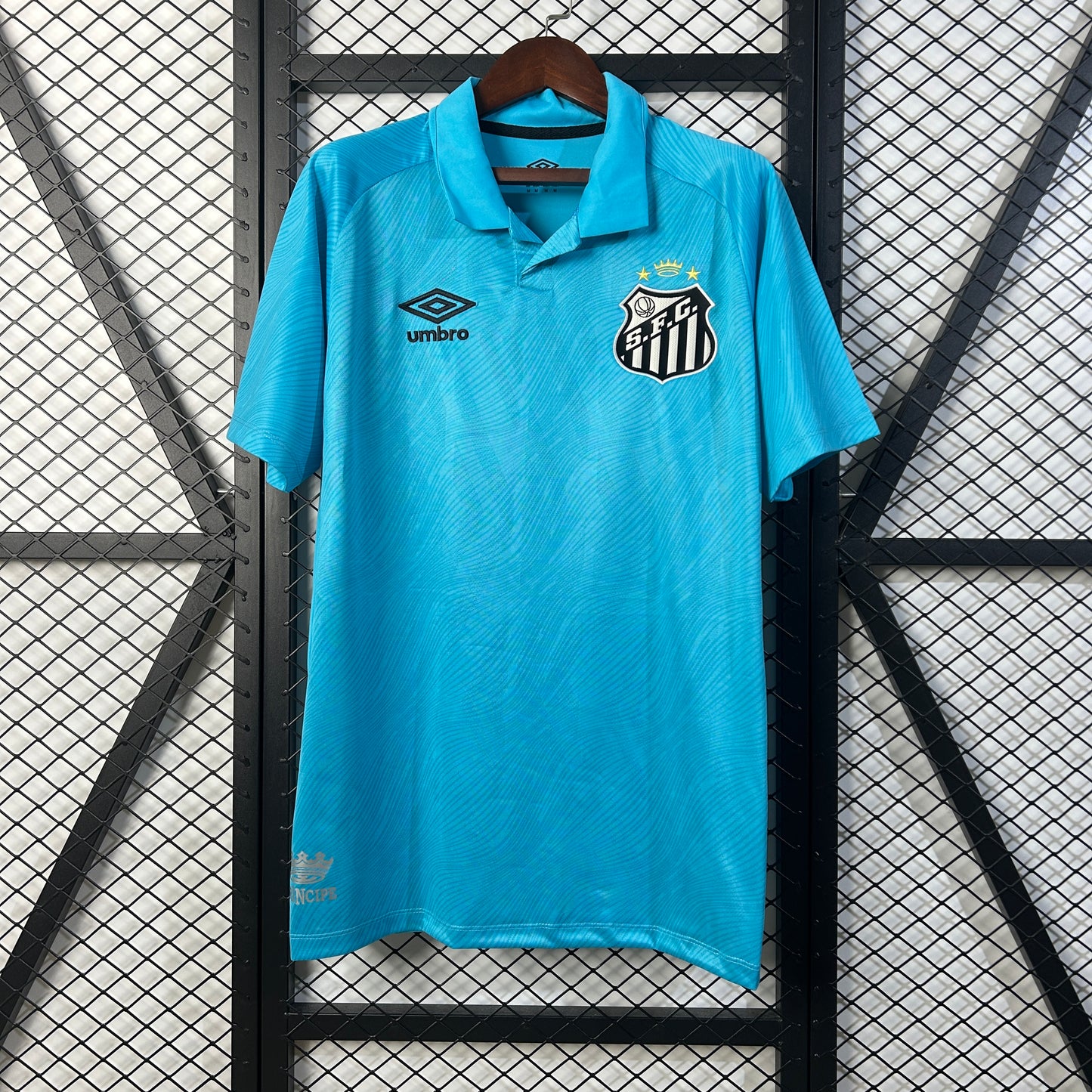Camisola Santos FC 2025-26 Alternativa Azul Versão Adepto