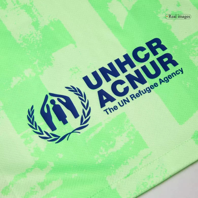 Camisola FC Barcelona 2024-25 Alternativa Verde UCL Versão Adepto RAPHINHA #11