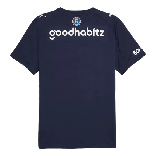 Camisola PSV Eindhoven 2025-26 Alternativa Azul Versão Adepto