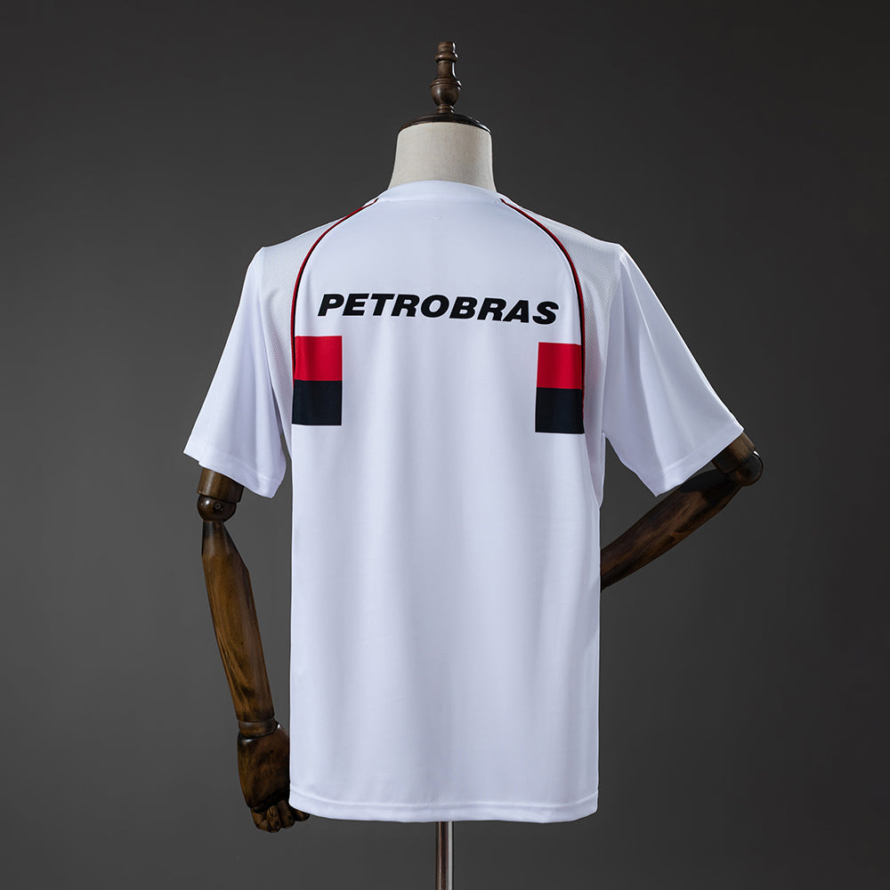 Camisola CR Flamengo 2002-03 Alternativa Branca Versão Adepto