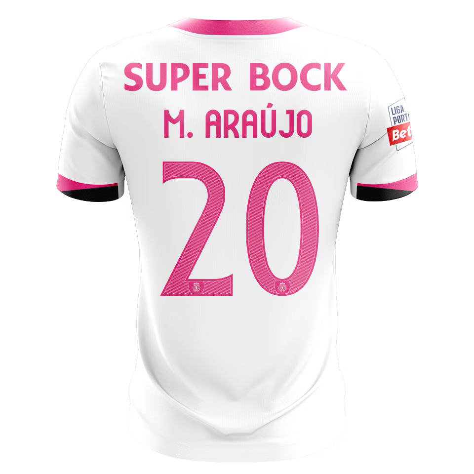 Camisola SCP 2025-26 Edição Pink October Versão Adepto M. ARAÚJO #20