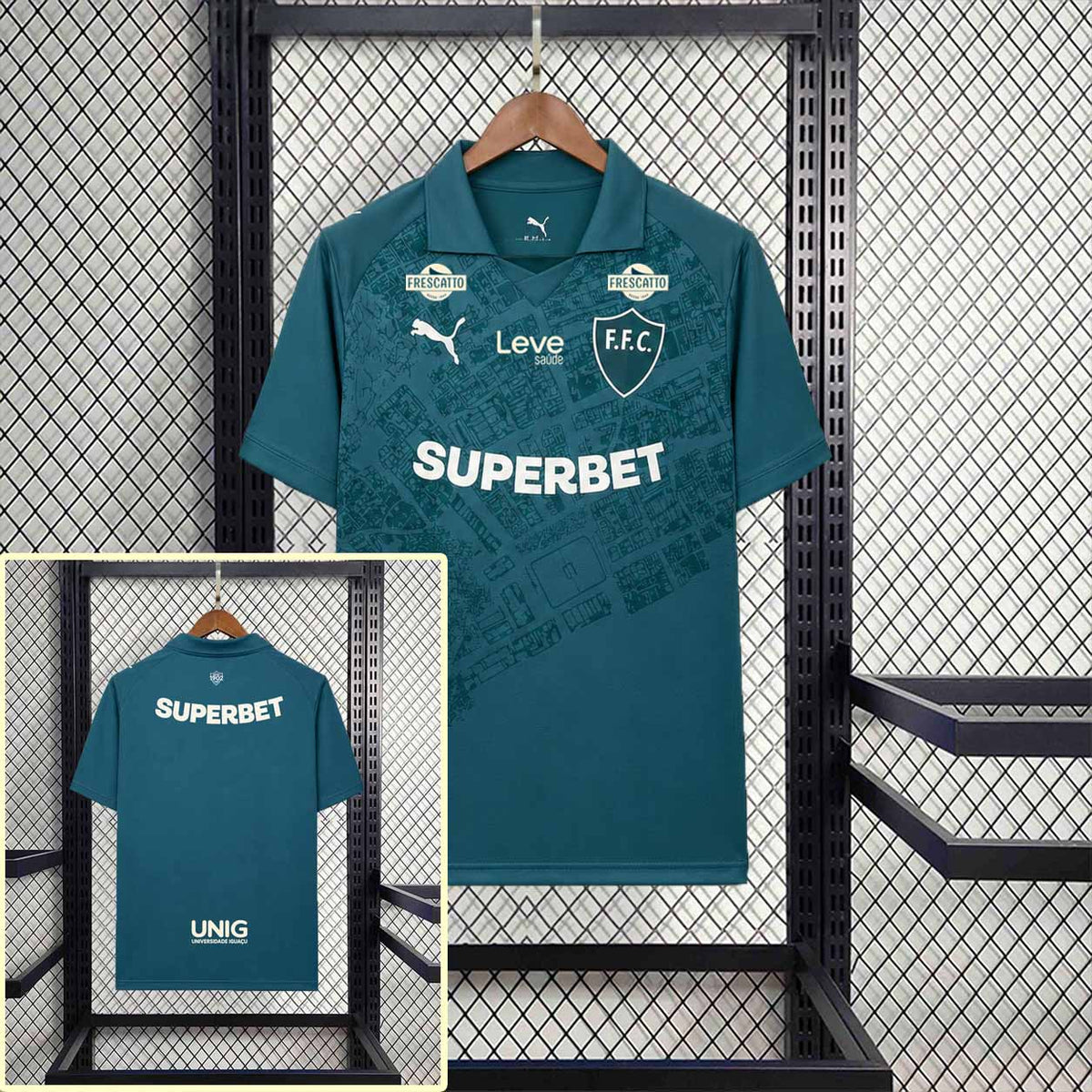 Camisola Fluminense FC 2026-27 Alternativa Verde Versão Adepto Todos Patrocinadores