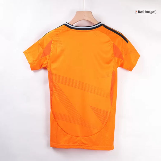 Camisola Real Madrid CF 2024-25 Alternativa Laranja Versão Mulher
