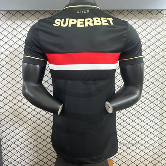 Camisola São Paulo FC 2025-26 Alternativa Preta Versão Adepto