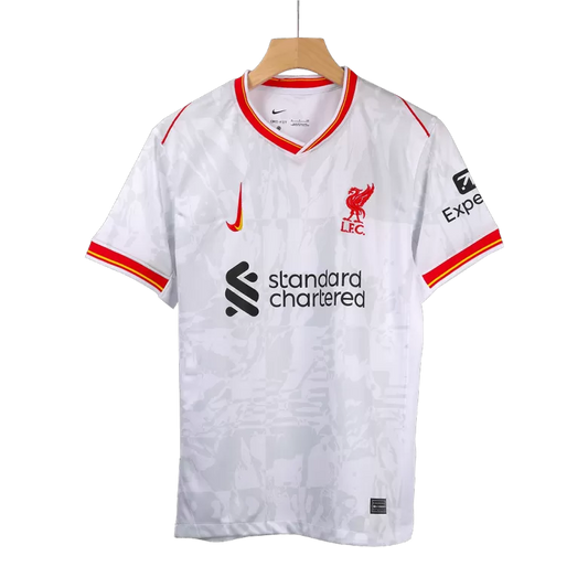 Camisola LIV 2024-25 Alternativa Branca UCL Versão Adepto ALEXANDER-ARNOLD #66