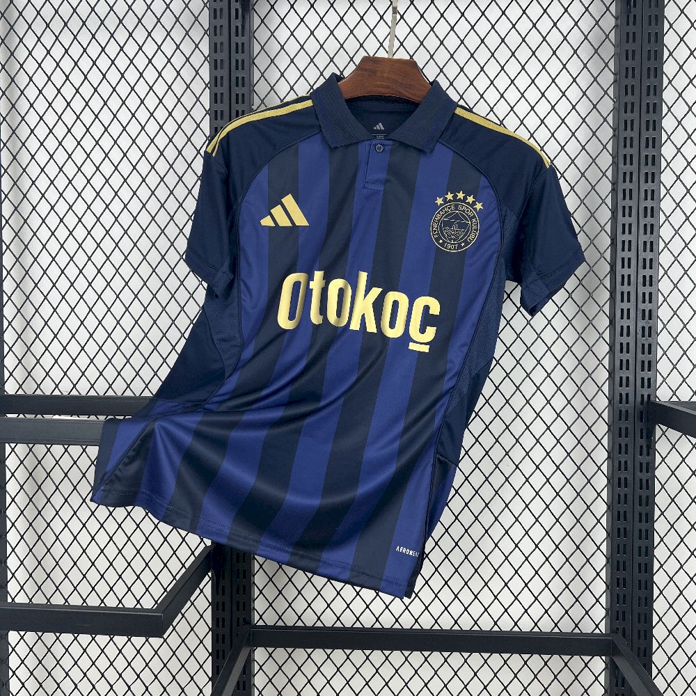 Camisola Fenerbahce 2025-26 Alternativa Azul Versão Adepto