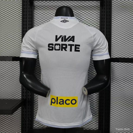 Camisola Santos FC 2025-26 Principal Versão Jogador Todos Patrocinadores