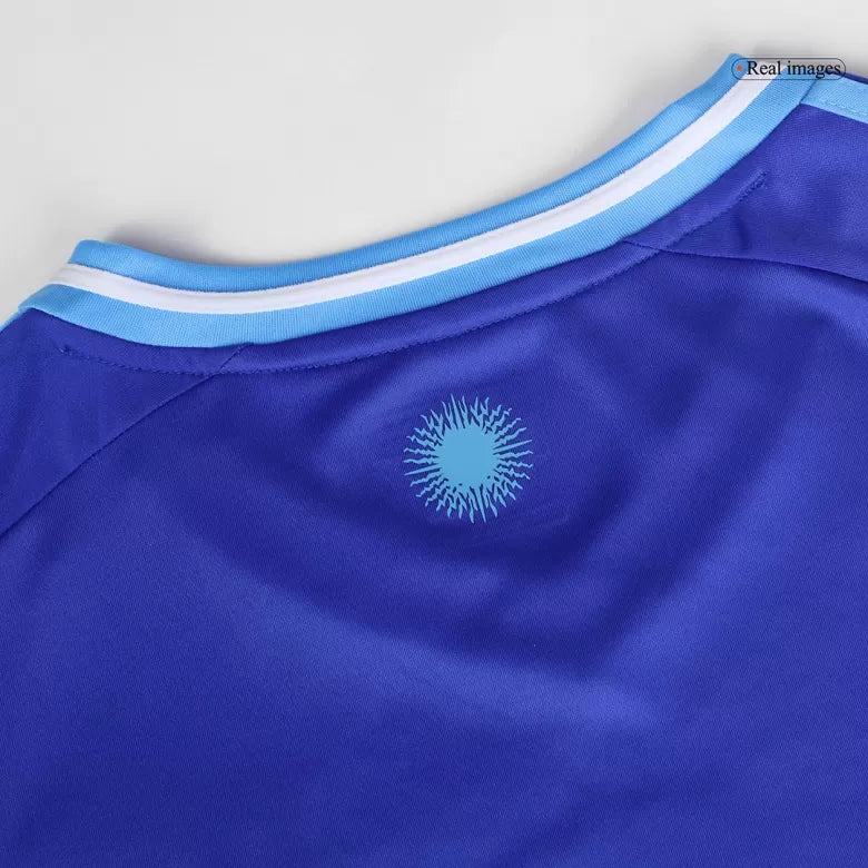 Camisola Argentina 2024 Alternativa Azul Versão Adepto GARNACHO #17