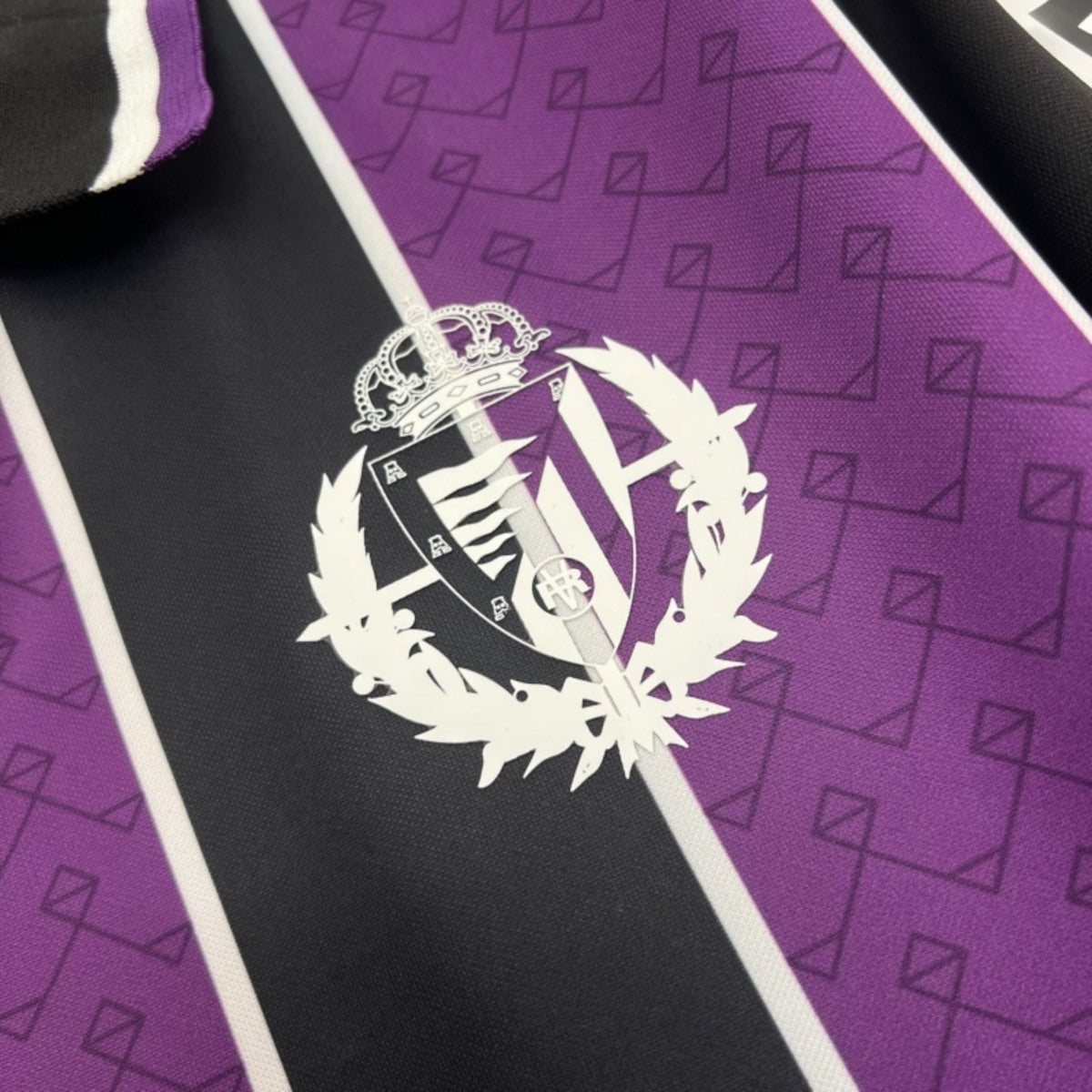 Camisola Real Valladolid CF 2025-26 Alternativa Preta Versão Adepto