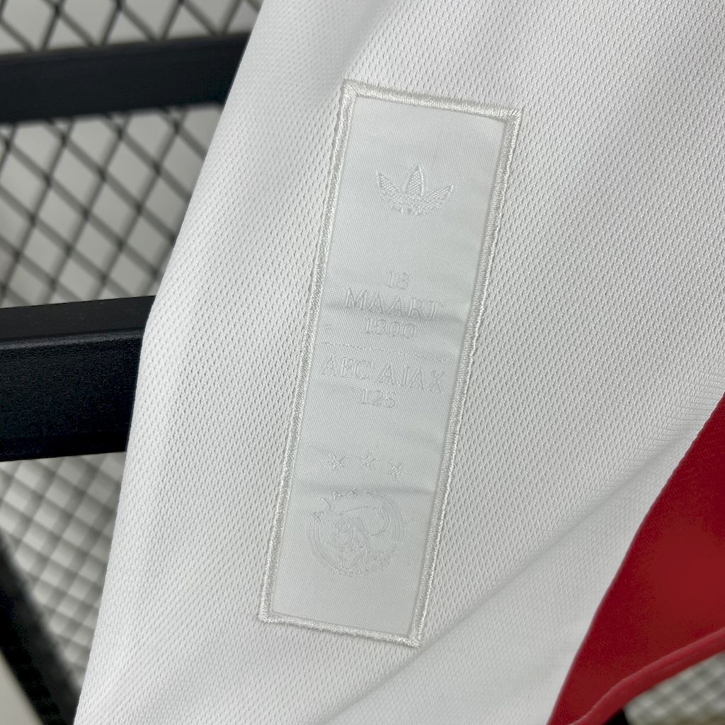 Camisola Manga Comprida AFC Ajax 2025-26 Edição 125º Aniversário Versão Adepto