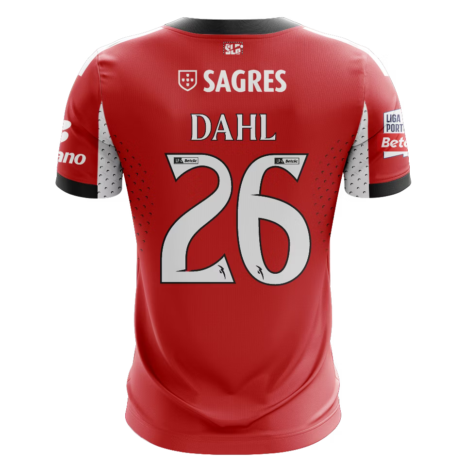 Camisola SLB 2025-26 Principal Versão Adepto DAHL #26