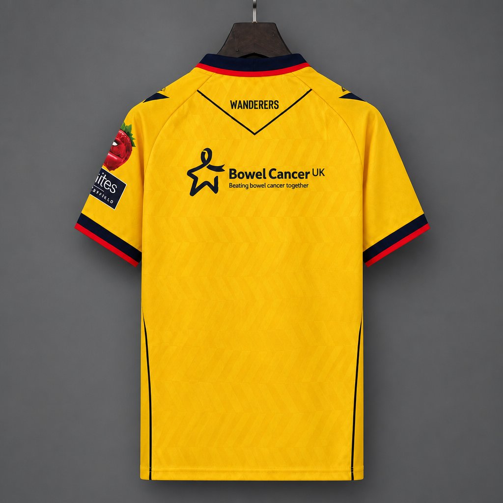 Camisola Bolton Wanderers 2026-27 Alternativa Amarela Versão Adepto