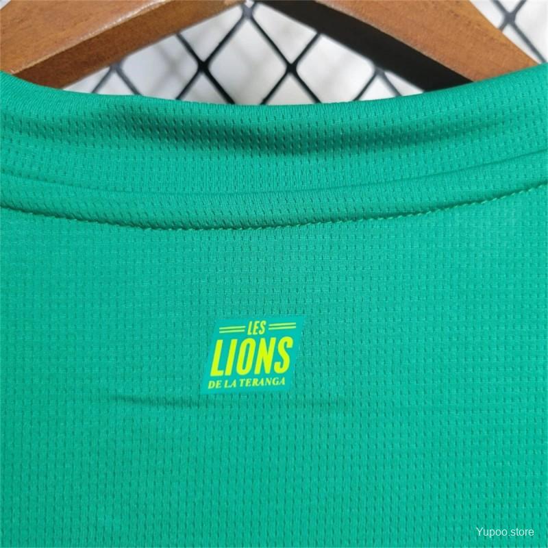 Camisola Senegal 2024 Alternativa Verde Versão Adepto