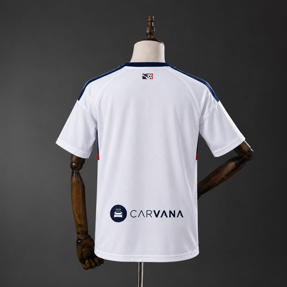 Camisola Chicago Fire FC 2026-27 Alternativa Branca Versão Adepto