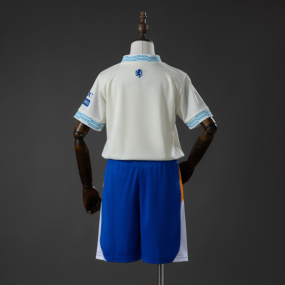 Kit Criança Rangers FC 2026-27 Alternativo Branco