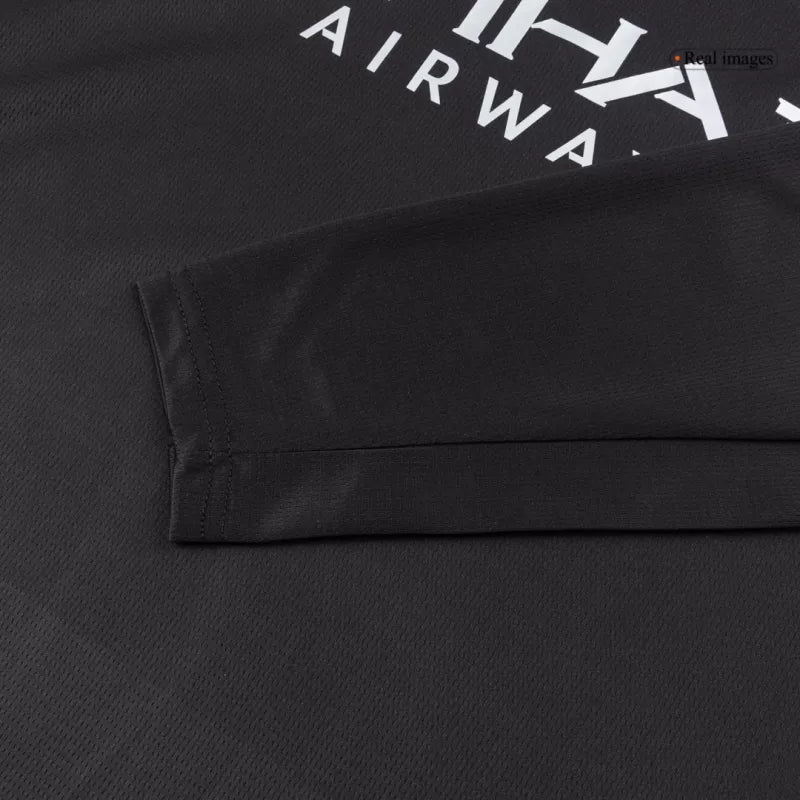 Camisola Manga Comprida MCI 2025-26 Alternativa Preta Versão Adepto