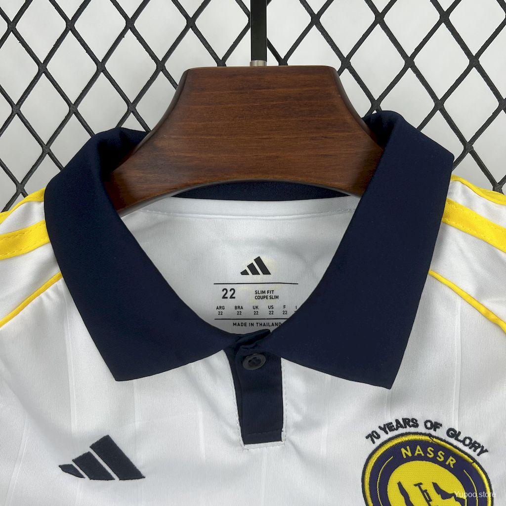 Kit Criança Al-Nassr FC 2025-26 Alternativo