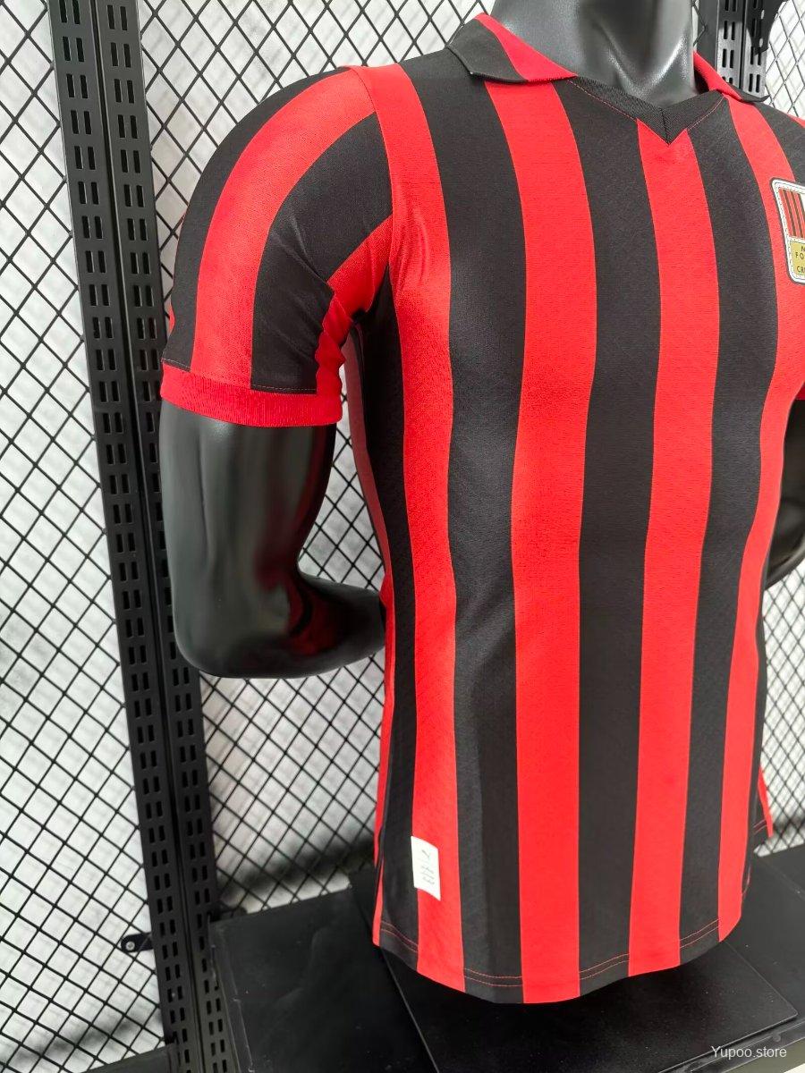 Camisola Ac Milan 2024-25 Edição Especial 125º Aniversario Versão Jogador