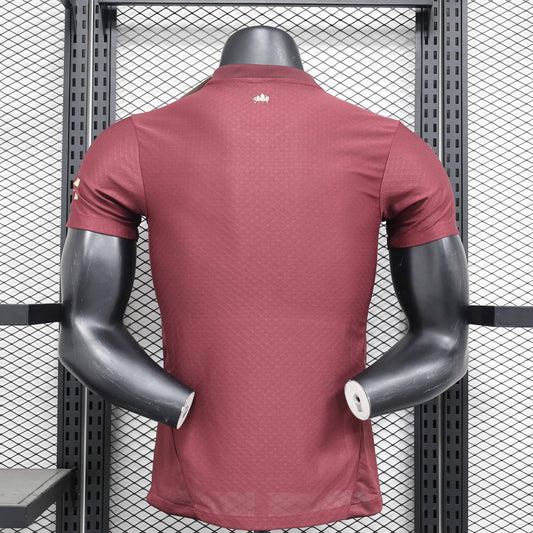 Camisola MCI 2024-25 Alternativa Vermelha Versão Jogador