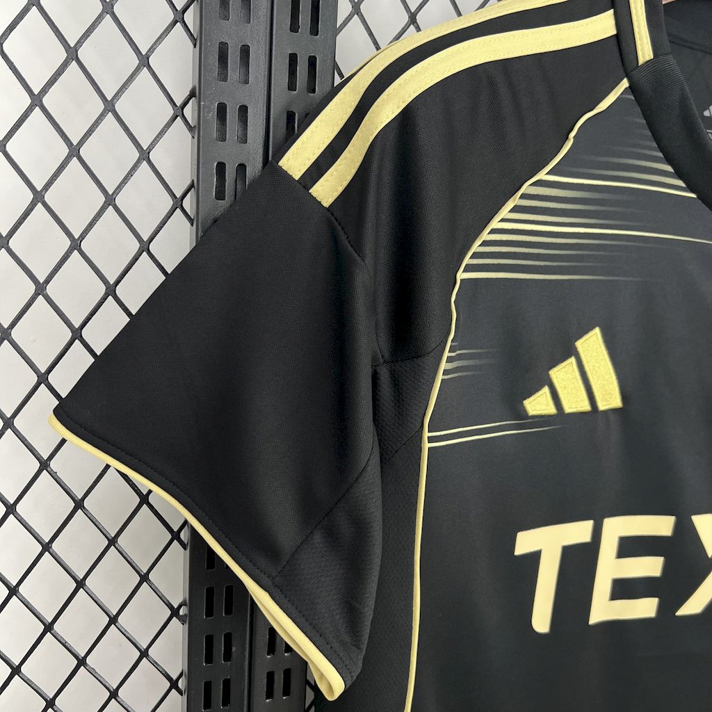 Camisola Aberdeen FC 2025-26 Alternativa Preta Versão Adepto