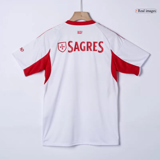 Camisola SLB 2025-26 Alternativa Branca Versão Adepto
