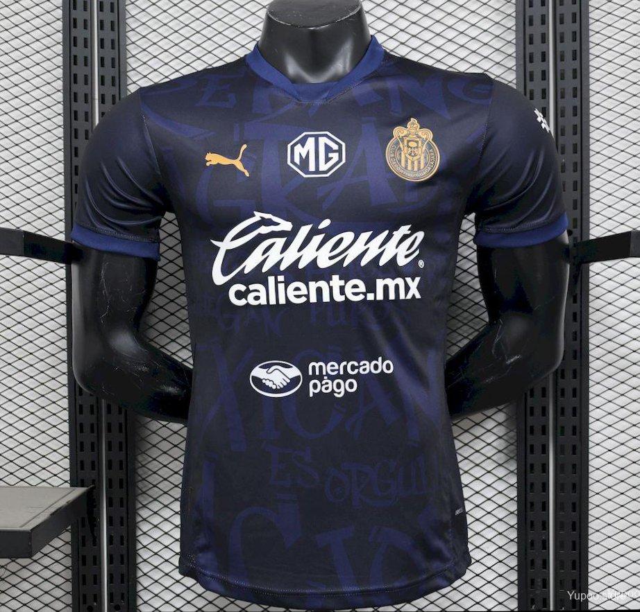 Camisola CD Chivas 2024-25 Alternativa Azul Versão Jogador