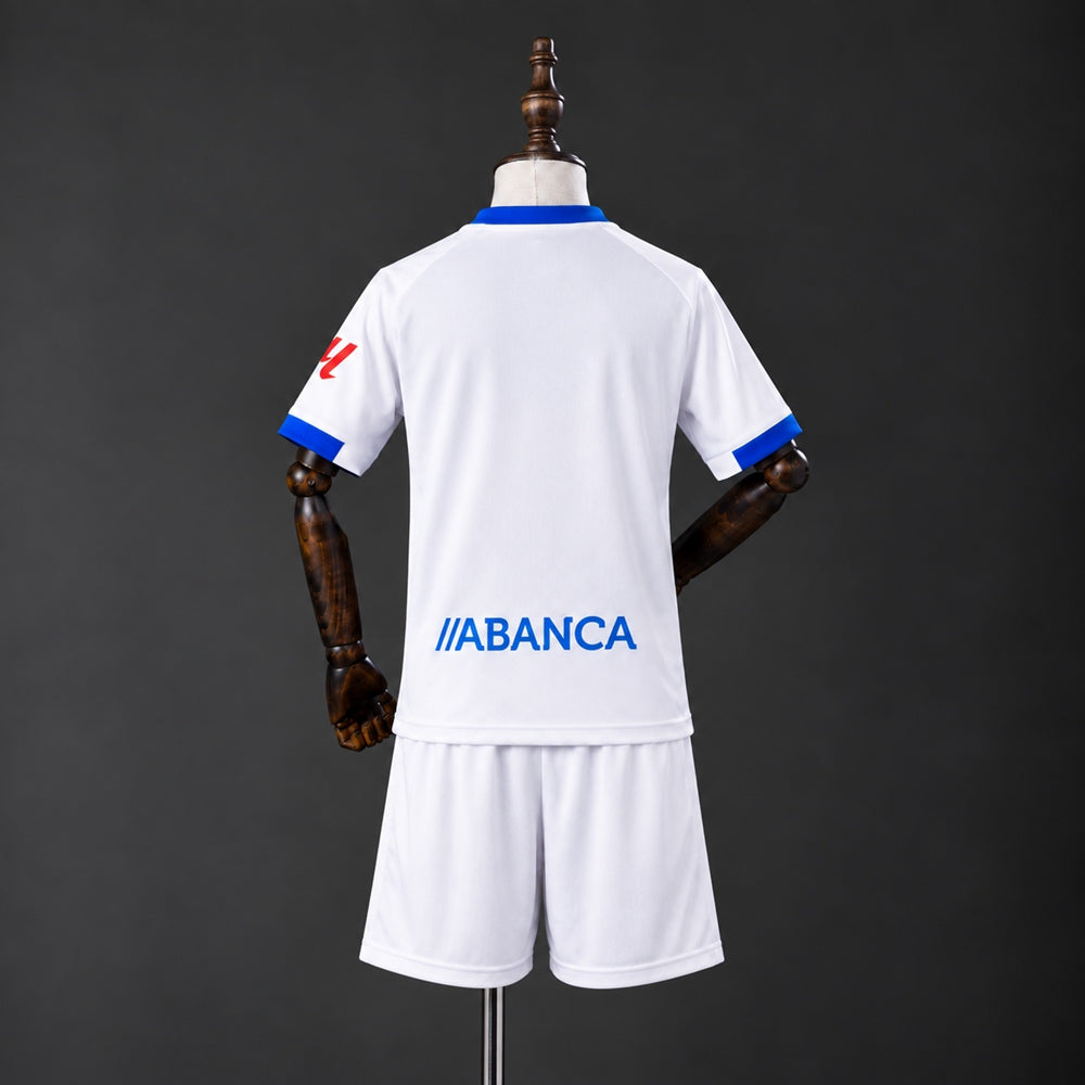 Kit Criança RC Deportivo de Corunha 2026-27 Alternativo Branco