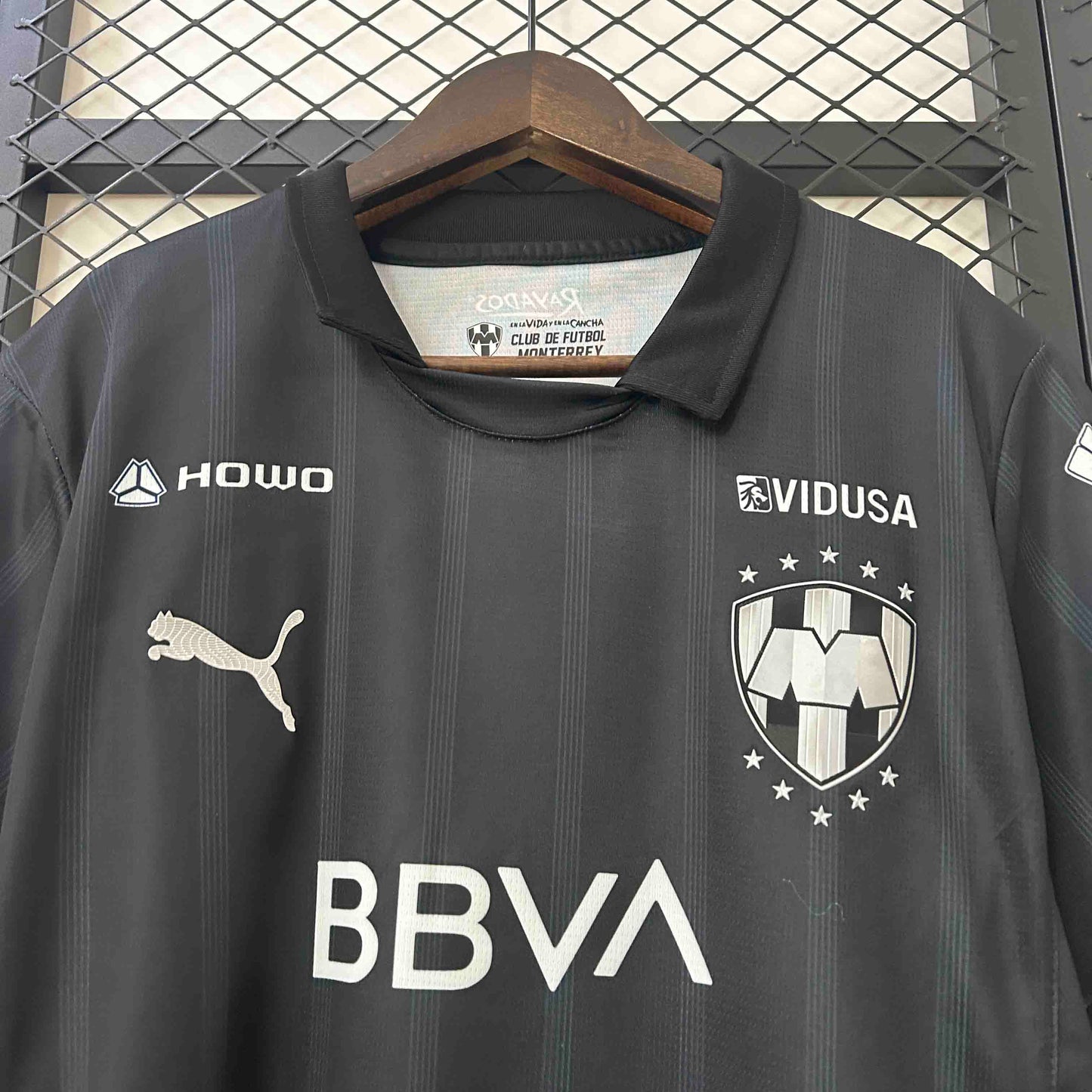 Camisola CF Monterrey 2024-25 Alternativa Preta Versão Adepto