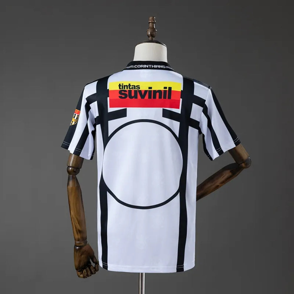 Camisola SC Corinthians 1996-97 Alternativa Branca Versão Adepto