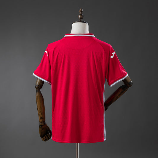 Camisola Cordoba CF 2025-26 Alternativa Vermelha Versão Adepto