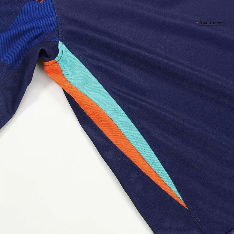 Camisola Paises Baixos 2024 Alternativa Azul Versão Adepto GAKPO #11