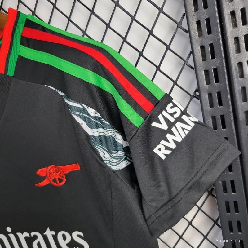 Camisola ARS 2024-25 Alternativa Preta Versão Mulher
